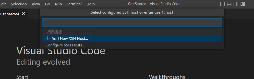 add ssh host